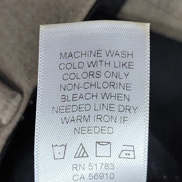 Maurices Pants Womens 5/6 Tan Mid Rise Slim Flare Trouser Leg Stretch Office - Picture 6 of 11